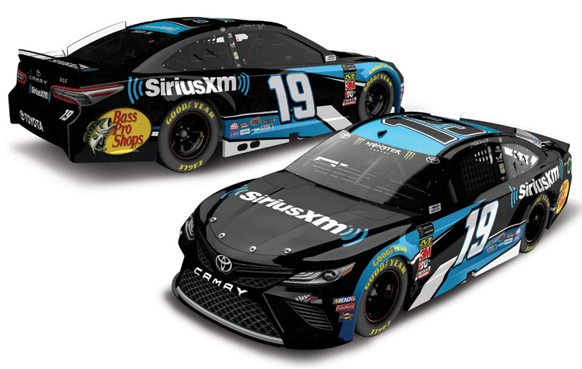2019 Martin Truex Jr #19 Sirius XM 1/24 Diecast