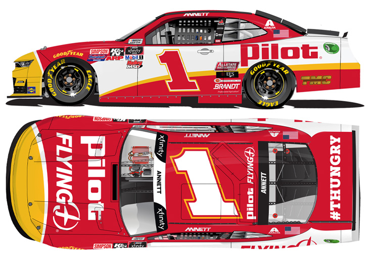 2020 Michael Annett #1 Pilot Flying J 1/24 Diecast