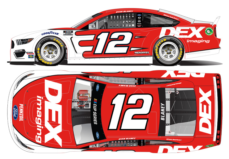 2020 Ryan Blaney #12 DEX imaging 1/64 Diecast