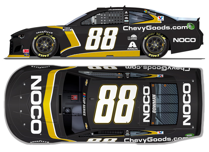 2020 Alex Bowman #88 Chevy Goods NOCO 1/24 Diecast