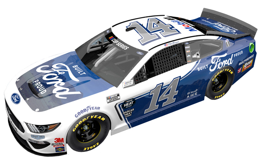 2020 Clint Bowyer #14 Built Ford Proud 1/64 Diecast