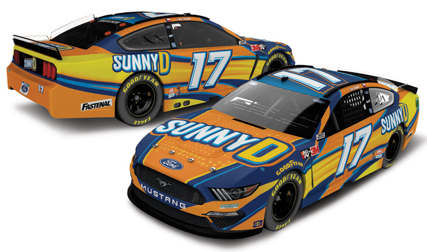 2020 Chris Buescher #17 SunnyD 1/24 Diecast