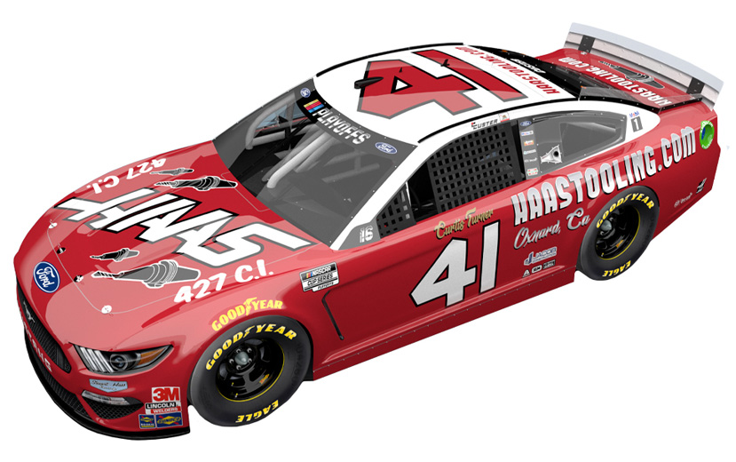 2020 Cole Custer #41 HAAS Tooling - Darlington Throwback 1/64 Diecast