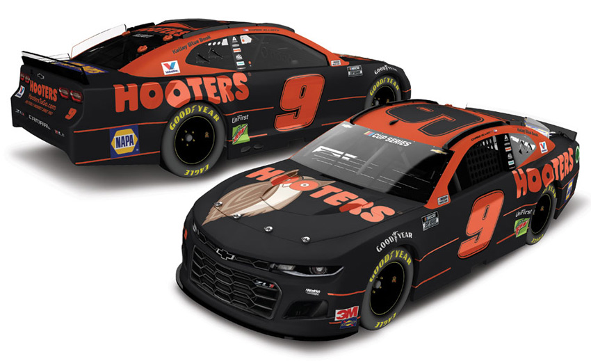 2020 Chase Elliott #9 Hooters 1/24 Diecast