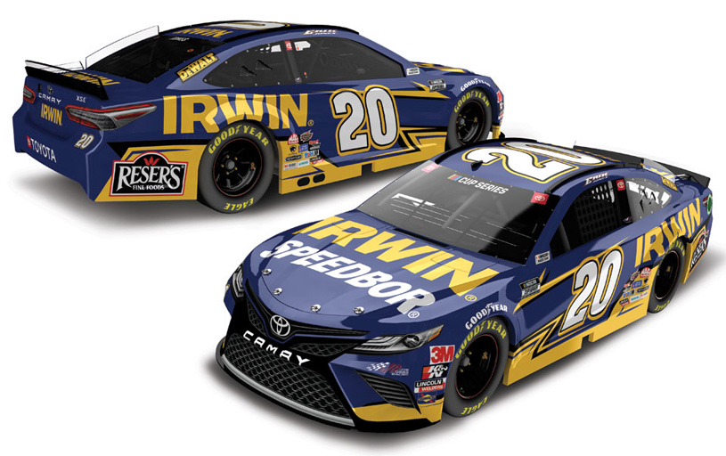 2020 Erik Jones #20 IRWIN Tools 1/24 Diecast