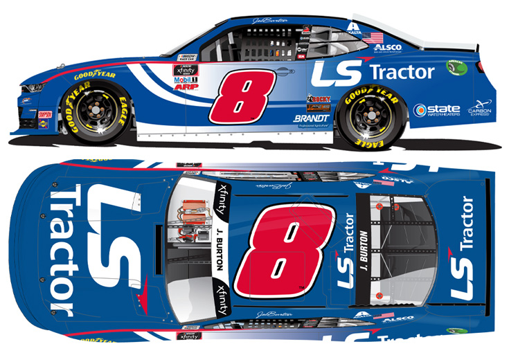 2020 Jeb Burton #8 LS Tractor 1/64 Diecast