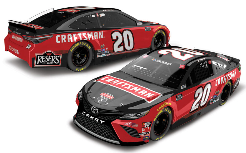 2020 Erik Jones #20 Craftsman 1/24 Diecast