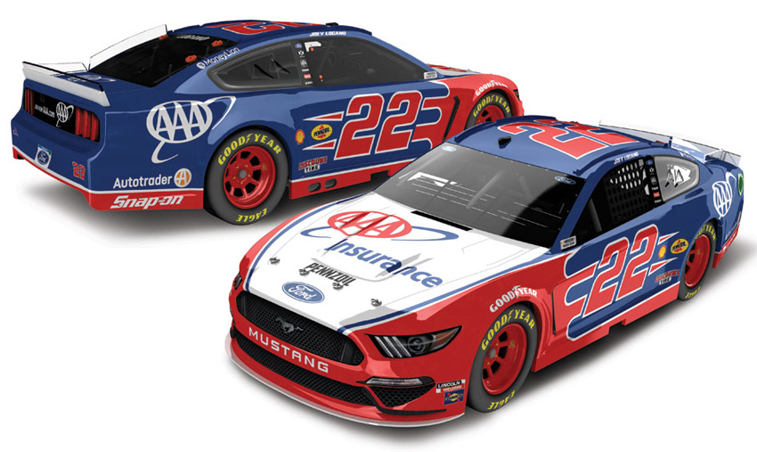 2020 Joey Logano #22 AAA Insurance 1/64 Diecast