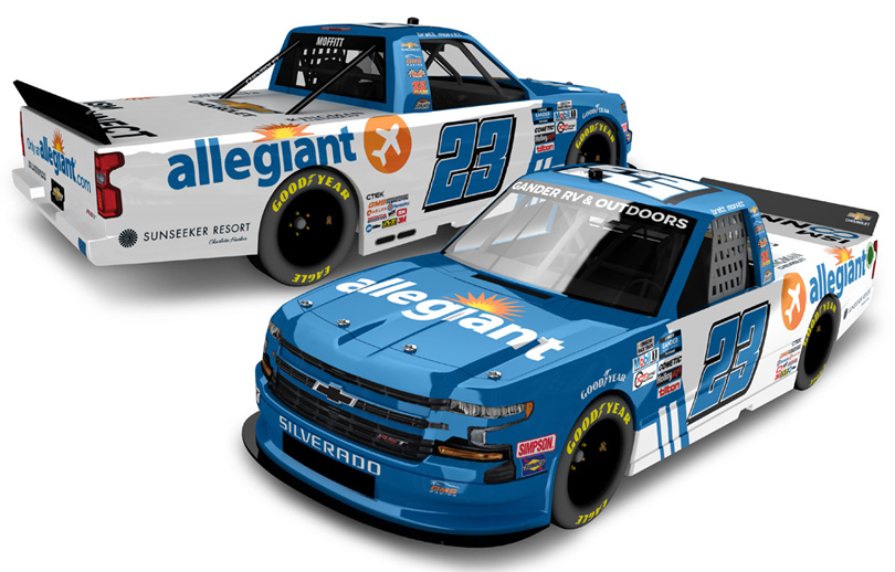 2020 Brett Moffitt #23 Alegiant Truck 1/24 Diecast