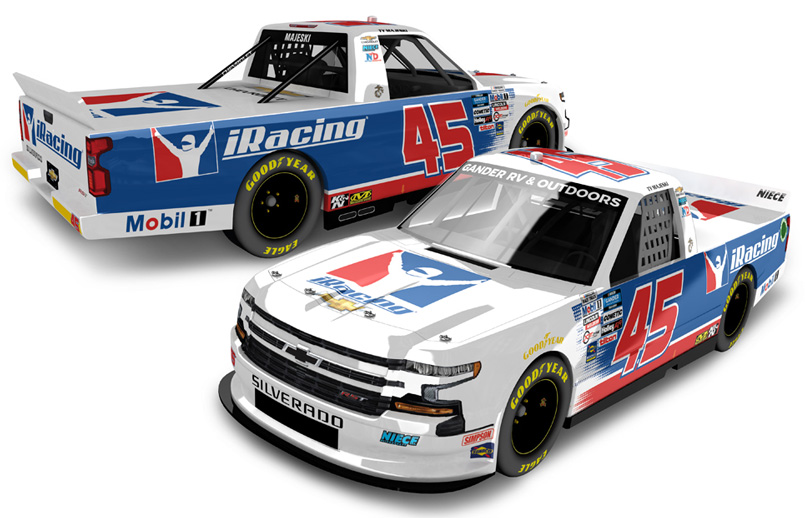 2020 Ty Majeski #45 iRacing Truck 1/64 Diecast