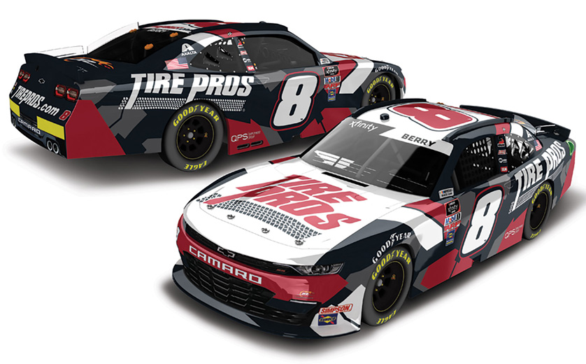 2021 Josh Berry #8 Tire Pros 1/64 Diecast