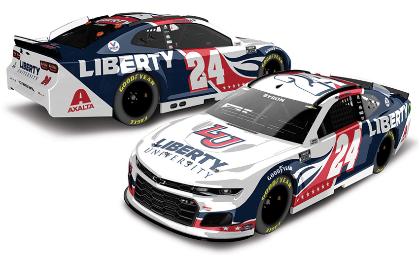 2021 William Byron #24 Liberty University 1/64 Diecast