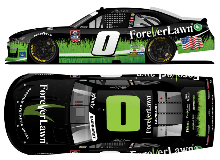2021 Jeffrey Earnhardt #0 ForeverLawn 1/64 Diecast