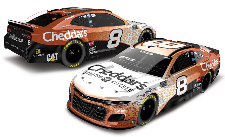 2021 Tyler Reddick #8 Cheddar's 1/64 Diecast