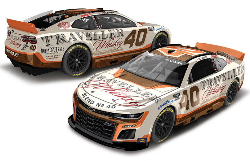2025 Justin Allgaier #40 Traveller Whiskey 1/64 Diecast