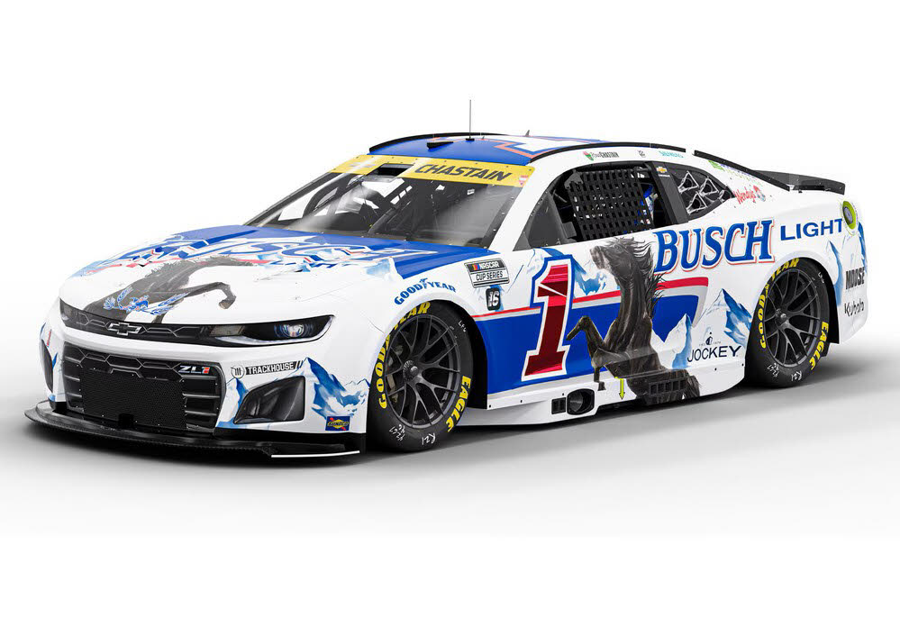 2025 Ross Chastain #1 Busch Light Retro 1/64 Diecast