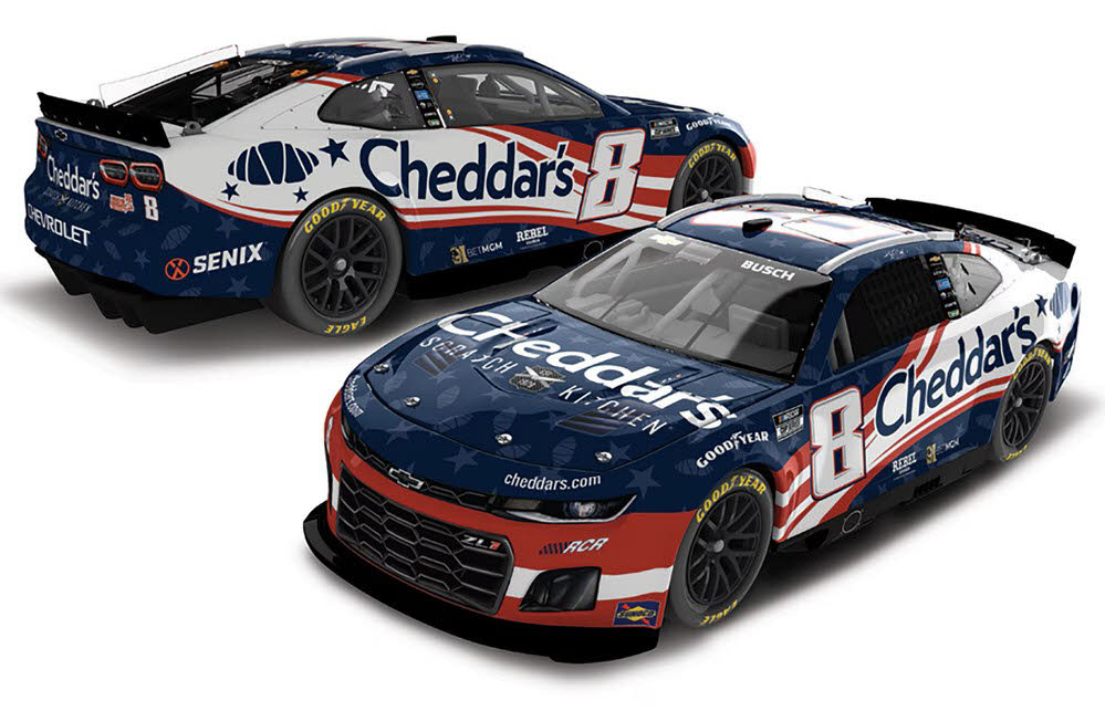 2025 Kyle Busch #8 Cheddar's Salutes 1/64 Diecast