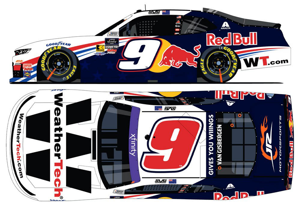 2025 Shane Van Gisbergen #9 WeatherTech / Red Bull 1/64 Diecast