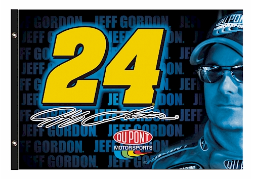 #24 Jeff Gordon - Fan Flag