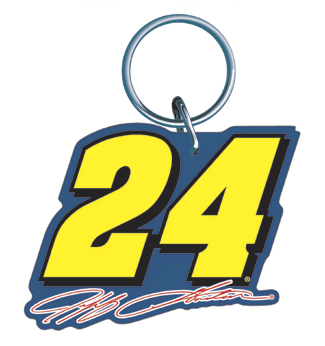 #24 Jeff Gordon - Number Key Ring