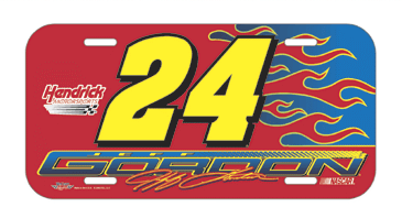 #24 Jeff Gordon - Number License Plate