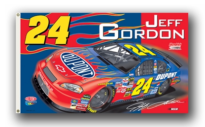 #24 Jeff Gordon Two-Sided Flag