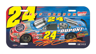 #24 Jeff Gordon - Car License Plate