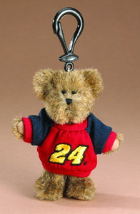 #24 Jeff Gordon - Boyds Bear Keychain