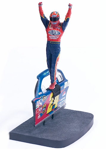 Jeff Gordon 2004 Brickyard Win w/Car Figure