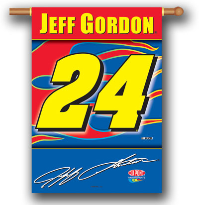 #24 Jeff Gordon 2-Sided Banner