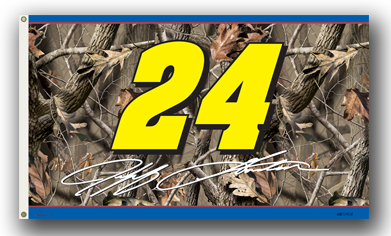 #24 Jeff Gordon - Realtree Camo 2-Sided Flag