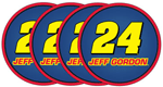 #24 Jeff Gordon - 4pc PVC Coaster Set