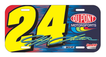 #24 Jeff Gordon - Number License Plate