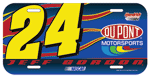#24 Jeff Gordon / Dupont Motorsports - NASCAR License Plate