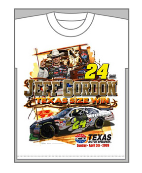 #24 Jeff Gordon '09 Texas Win T-Shirt