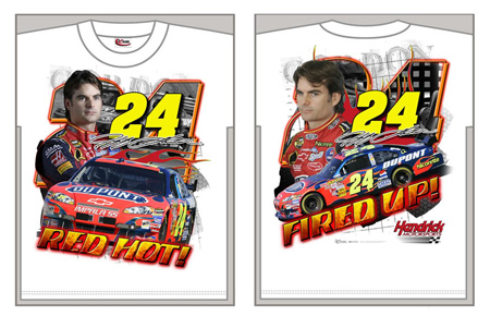 #24 Jeff Gordon - Dupont Fired Up T-Shirt