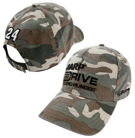 #24 Jeff Gordon - AARP Drive to End Hunger Camo Hat