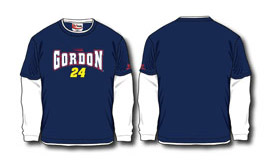 #24 Jeff Gordon - Layered Long Sleeve T-Shirt
