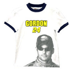#24 Jeff Gordon - Ladies Ringer T-Shirt