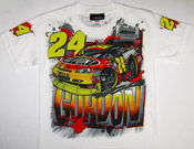 #24 Jeff Gordon - Dupont / Youth Total Print T Shirt