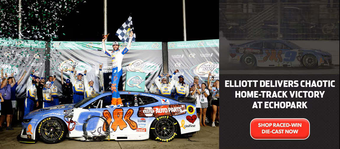 2025 Chase Elliott #9 NAPA / Children’s Healthcare - Atlanta Win / Raced Diecast, by Action Lionel