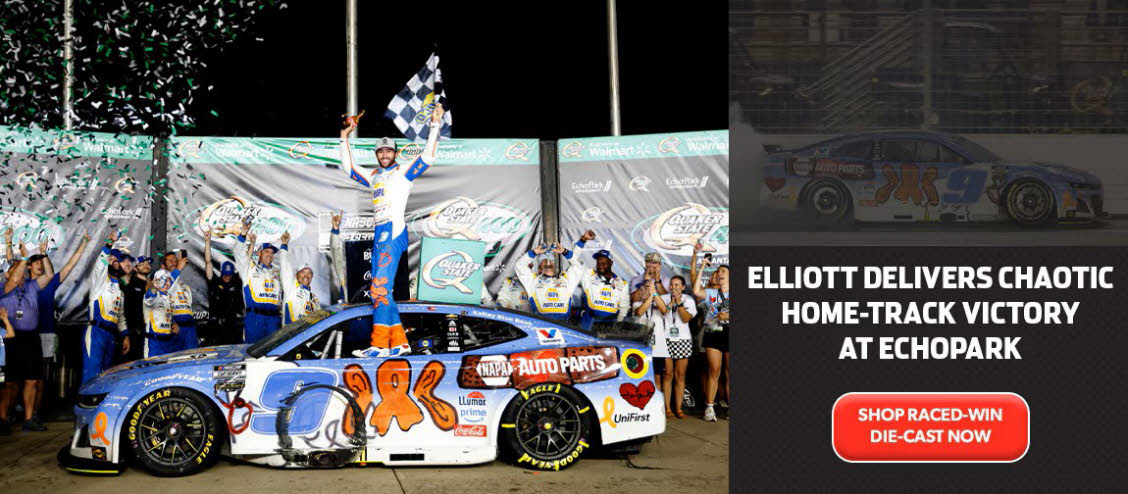 2025 Chase Elliott #9 NAPA / Children’s Healthcare - Atlanta Win / Raced Diecast, by Action Lionel