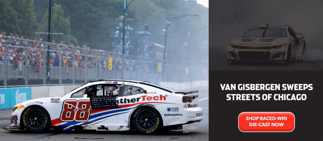 2025 Shane Van Gisbergen #88 WeatherTech - Chicago Win / Raced Diecast, by Action Lionel