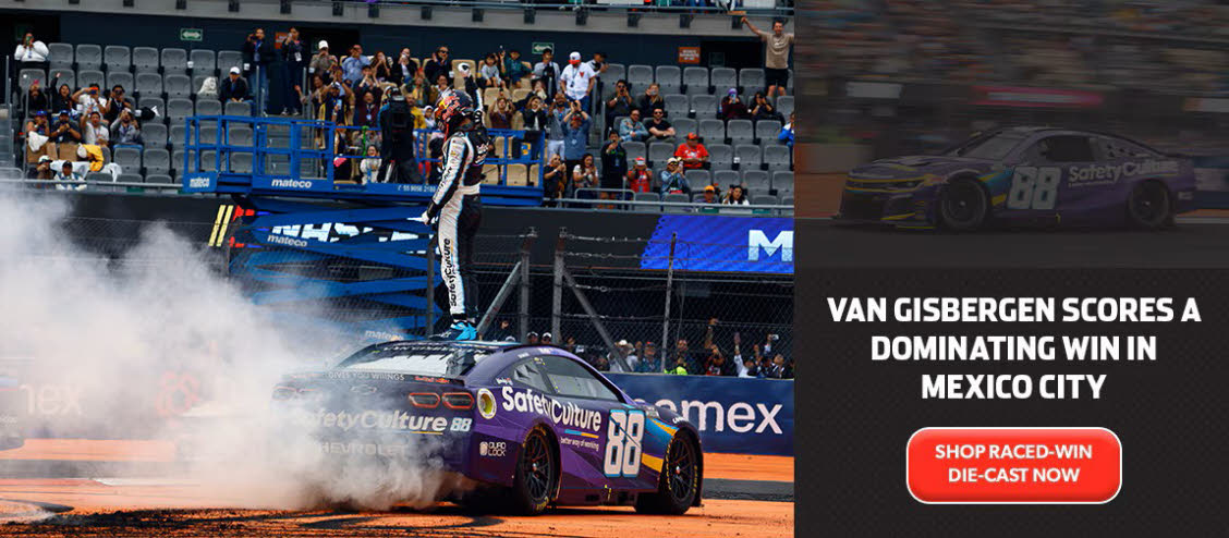 2025 Shane Van Gisbergen #88 SafetyCulture - Mexico City Win / Raced 1/24 Diecast, by Action Lionel