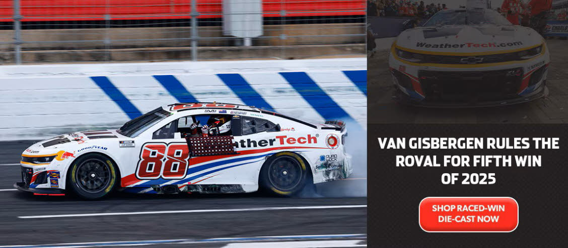 2025 Shane Van Gisbergen #88 WeatherTech - ROVAL Win / Raced Diecast, by Action Lionel Racing