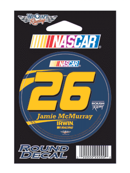 #26 Jamie McMurray - Round Decal