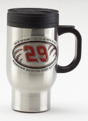 #29 Kevin Harvick - 16oz Travel Mug w/Pewter