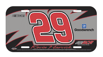 #29 Kevin Harvick - Number License Plate
