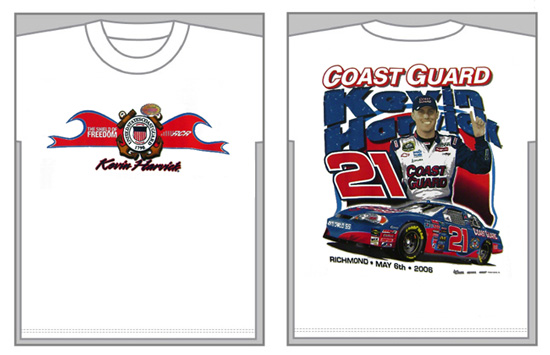 #21 Kevin Harvick '06 Coast Guard - Richmond Win T-Shirt
