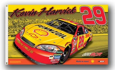 #29 Kevin Harvick - Shell / Pennzoil 2-Sided Flag